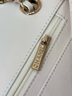 Chanel 2025SS Flap Bag Lambskin AS5150 White - Default Title - View 6