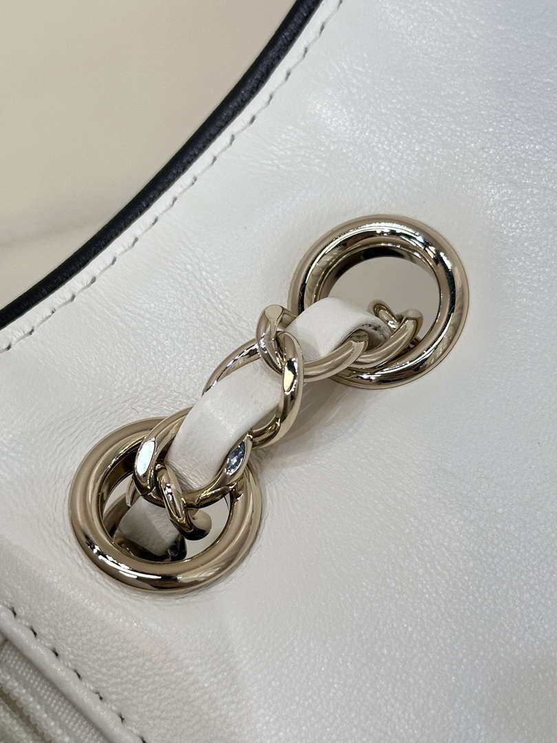 Chanel 2025SS Flap Bag Lambskin AS5150 White - Default Title - View 9