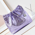 Chanel 22 HandBag Fantasy color Calfskin & Gold-Tone Metal AS3261 Purple - Default Title - View 1