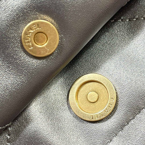 Chanel 22 Handbag Shiny Calfskin AS3261 Gray Silver - Default Title - View 9