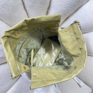 Chanel 22 Handbag Shiny Calfskin AS3261 Light Green - Default Title - View 7