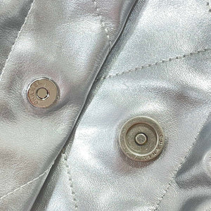 Chanel 22 Handbag Shiny Calfskin AS3261 Silver - Default Title - View 9