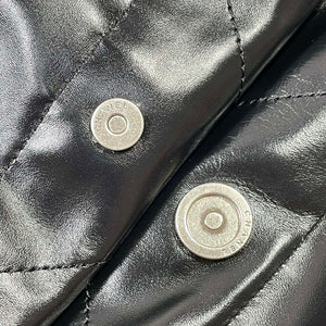 Chanel 22 Large Handbag Shiny Calfskin AS3262 Black with Silver Logo - Default Title - View 9