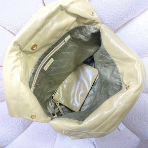 Chanel 22 Large Handbag Shiny Calfskin AS3262 Light Green - Default Title - View 7