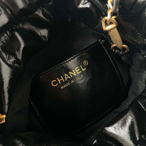 Chanel 22 Mini Handbag AS3980 Shiny Calfskin & Gold-Tone Metal with jewelry - Default Title - View 9