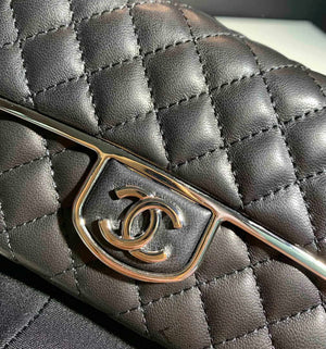 Chanel AS3308 22A Small Evening Bag Limited Edition Black Lambskin - Default Title - View 5
