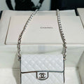 Chanel AS3308 Small Evening Bag 22A Limited Edition White Lambskin - Default Title - View 1