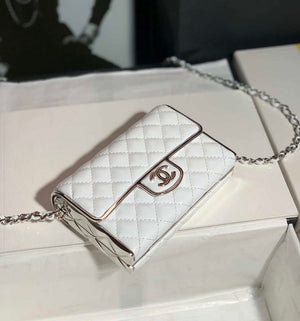Chanel AS3308 Small Evening Bag 22A Limited Edition White Lambskin - Default Title - View 2