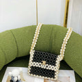 Chanel 22SS summer new collection artificial pearls and glazed pearl strings Black - Default Title - View 1