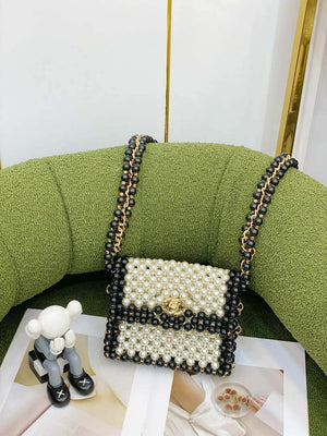 Chanel 22SS summer new collection artificial pearls and glazed pearl strings White - Default Title - View 1