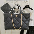 Chanel 23M Coco beach Tote Bag Black - Default Title - View 1