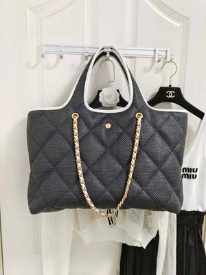 Chanel 23M Coco beach Tote Bag Black - Default Title - View 2
