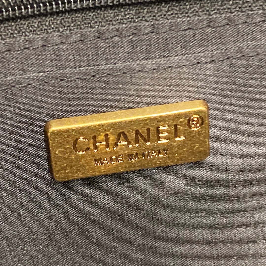 Chanel 23P limited edition new classic CF sequin bag Black