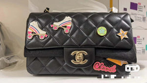 Chanel 24C AS1116 Small Flap bag Lambskin A69900 Black - Default Title - View 2