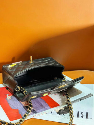 Chanel 24C AS1116 Small Flap bag Lambskin A69900 Black - Default Title - View 8