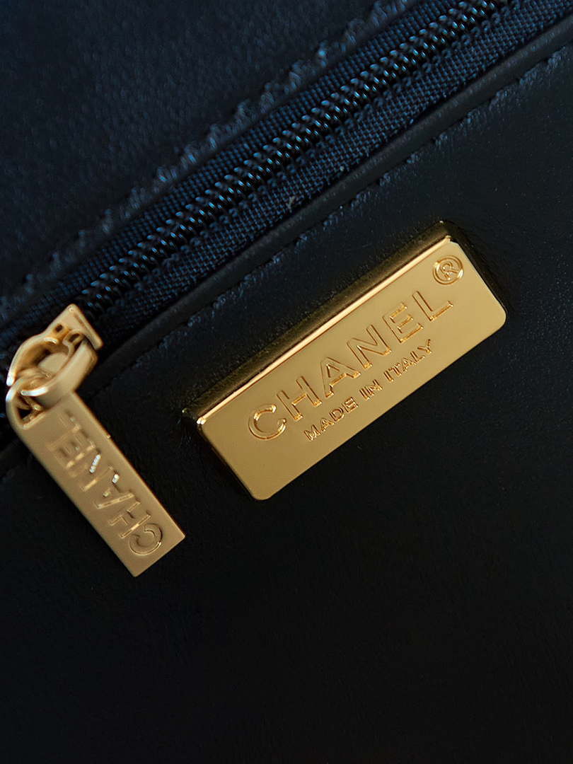 Chanel 24C AS4561 Flap Bag Sequins Gold-Tone Metal Black & Multicolor - Default Title - View 8