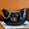 Chanel 24C AS4638 Hobo Bag Lambskin & Gold-Tone Metal Black - Default Title - View 1