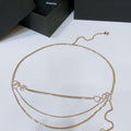 Chanel 24c calfskin Resin white logo buckle  pearl and gold metal 1.5cm AA0930 - '--Please Select-- - View 1