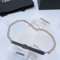 Chanel 24c calfskin Resin white logo buckle  pearl and gold metal 1.5cm AA0933 - '--Please Select-- - View 1