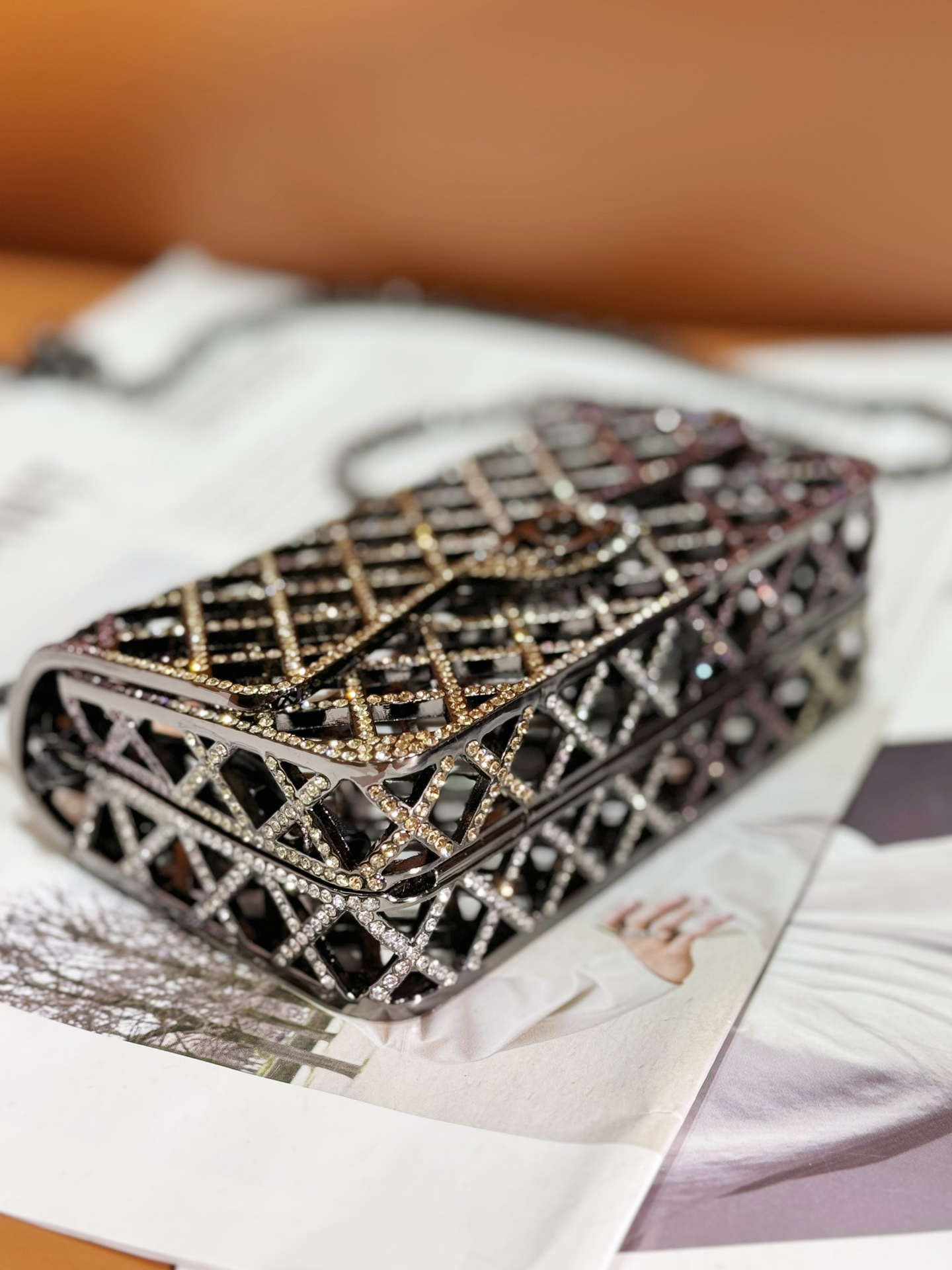 Chanel 24c collector series evening bag Swarovski rhinestones A88809 - Default Title - View 5