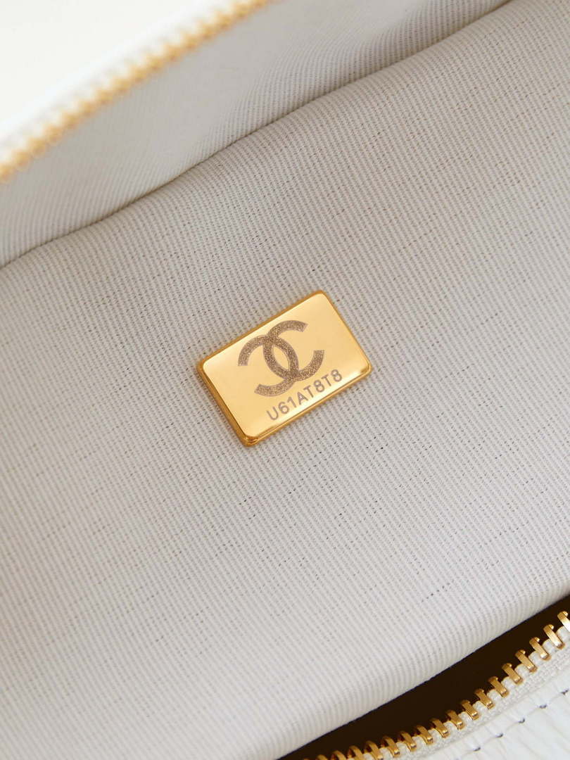 Chanel 24K Bowling Shoulder bowling Bag Gold AS4933 White - Default Title - View 9