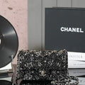 Chanel 24k Evening Full Diamond mini Bag A69900 Black Lambskin
