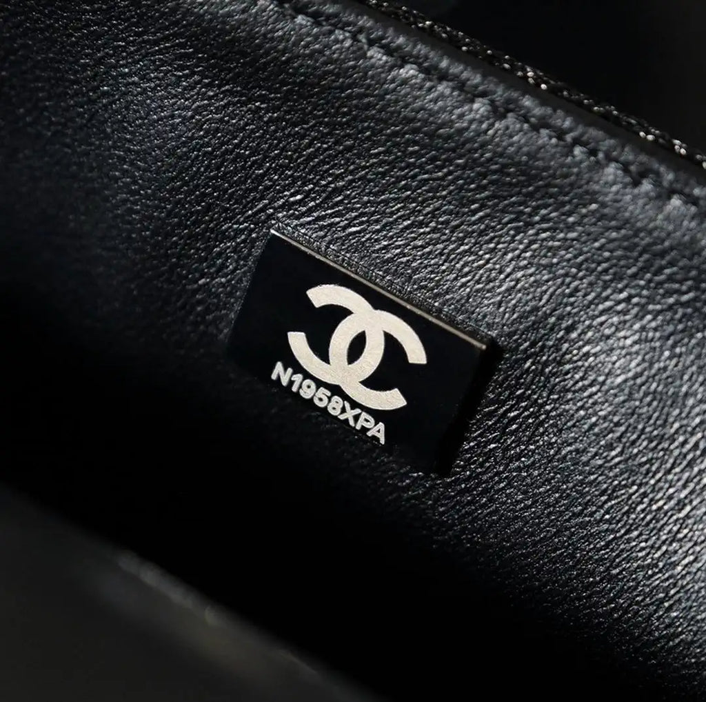Chanel 24k Evening Full Diamond mini Bag A69900 Black Lambskin