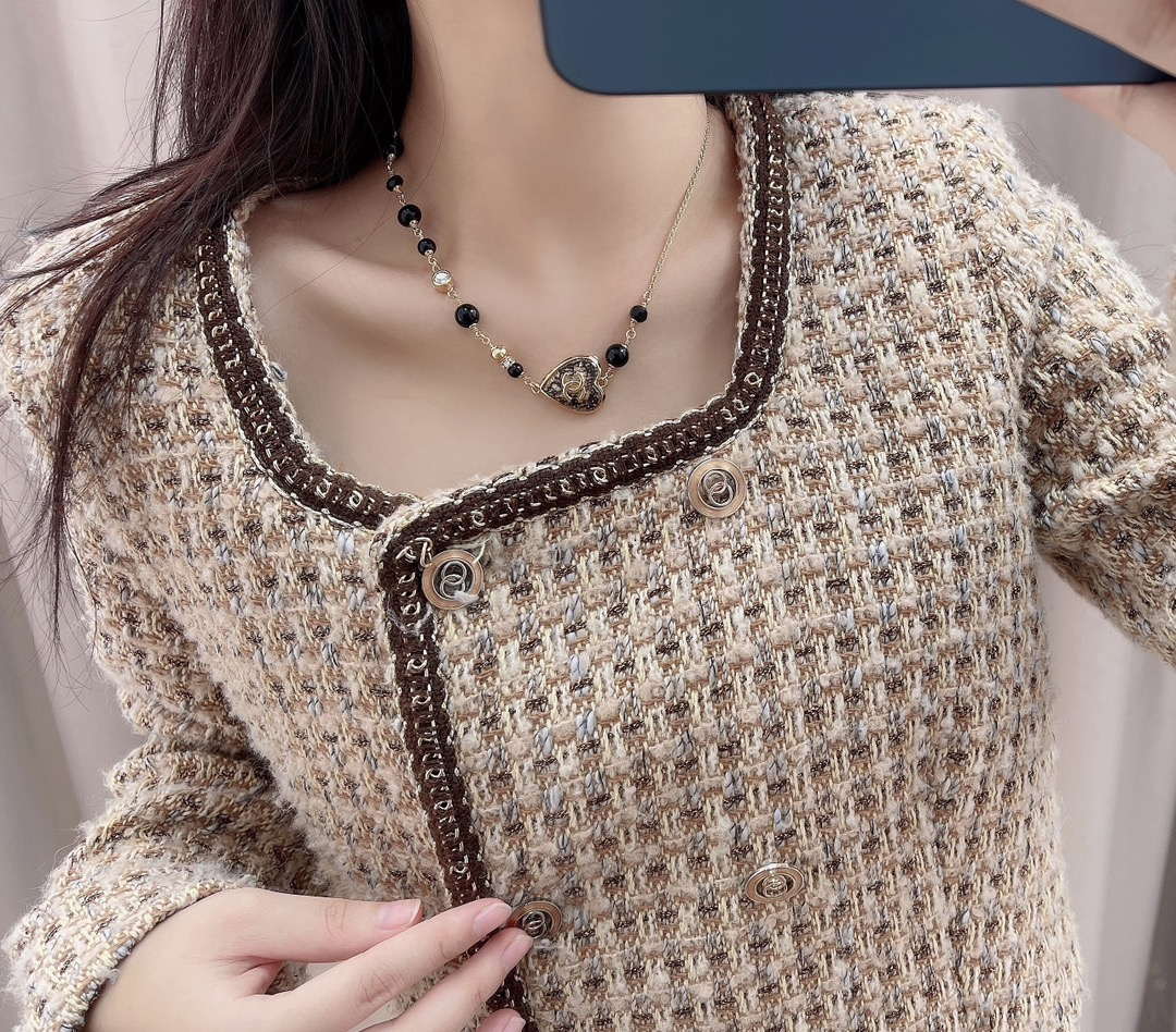 Chanel 24k Love Necklace Fashion Jewelry CC31880