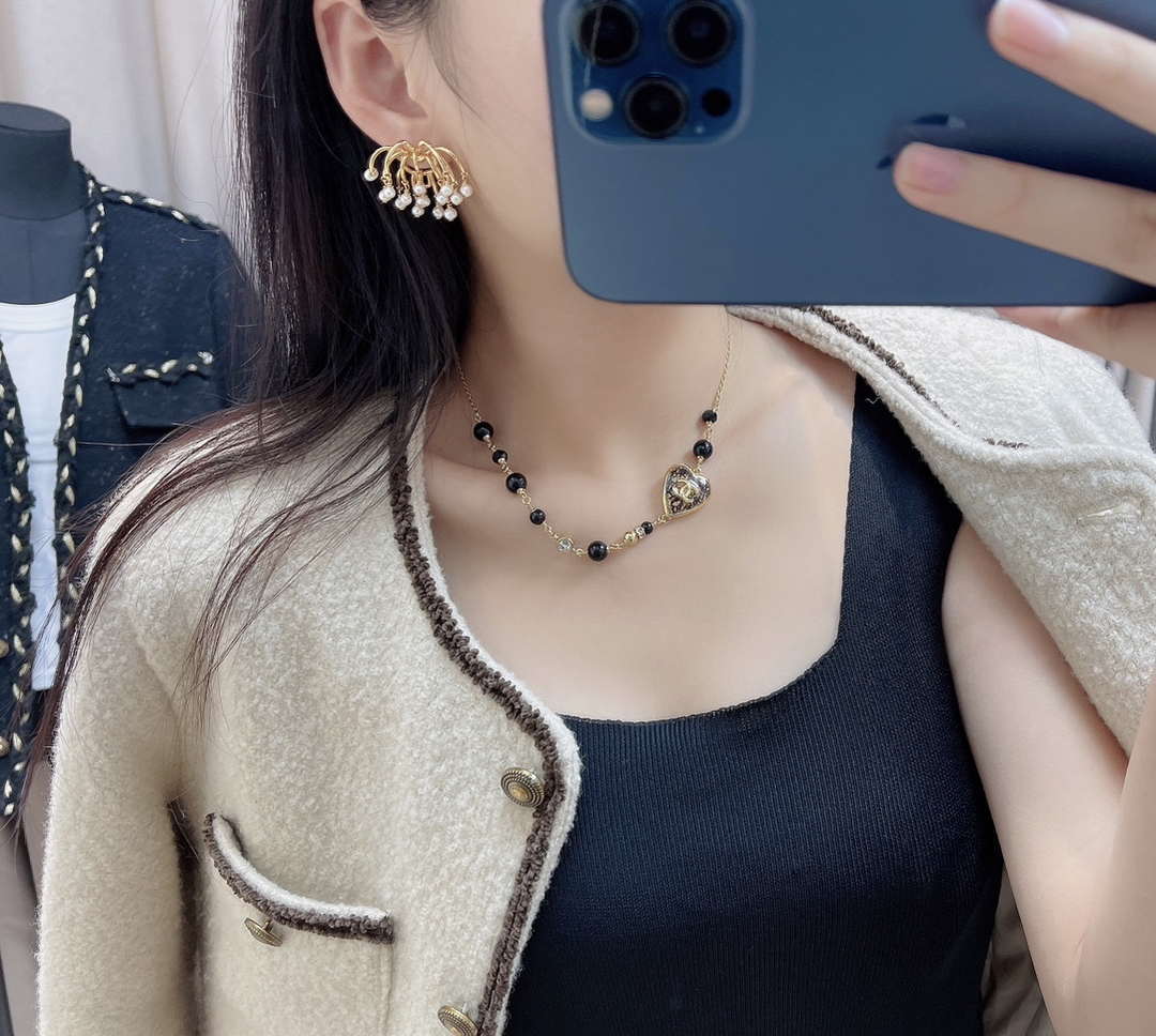 Chanel 24k Love Necklace Fashion Jewelry CC31880