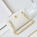 Chanel 24K New Bowling ball waxed Lambskin AS5152 White Gold - Default Title - View 1