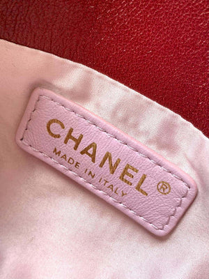Chanel 24K New Mini Saddle Bag Lambskin AS9981 Red Gold - Default Title - View 9