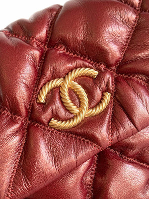 Chanel 24K New Saddle Small Bag Lambskin AS9980 Red Gold - Default Title - View 7