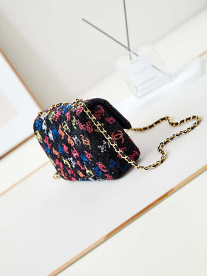 Chanel 24S AS4561 Flap Bag Sequins Gold-Tone Metal Multicolor CC LOGO - Default Title - View 4