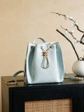 Chanel 25 AS5600 Medium Backpack Grained Calfskin & Gold-Tone Metal Blue