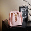 Chanel 25 AS5600 Medium Backpack Grained Calfskin & Gold-Tone Metal Pink