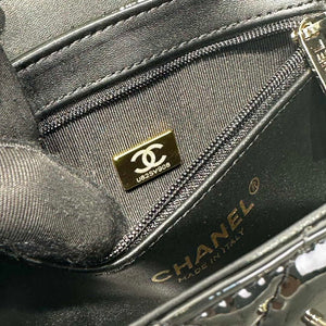Chanel 25A AS4416 Mini Shopping Bag Mirror Calfskin Black - Default Title - View 9