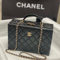 Chanel 25A AS5167 Small box bag Lambskin Black - Default Title - View 1