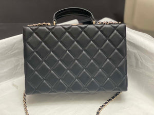 Chanel 25A AS5167 Small box bag Lambskin Black - Default Title - View 3