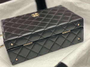 Chanel 25A AS5167 Small box bag Lambskin Black - Default Title - View 4