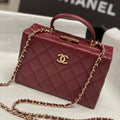 Chanel 25A AS5167 Small box bag Lambskin Red - Default Title - View 1