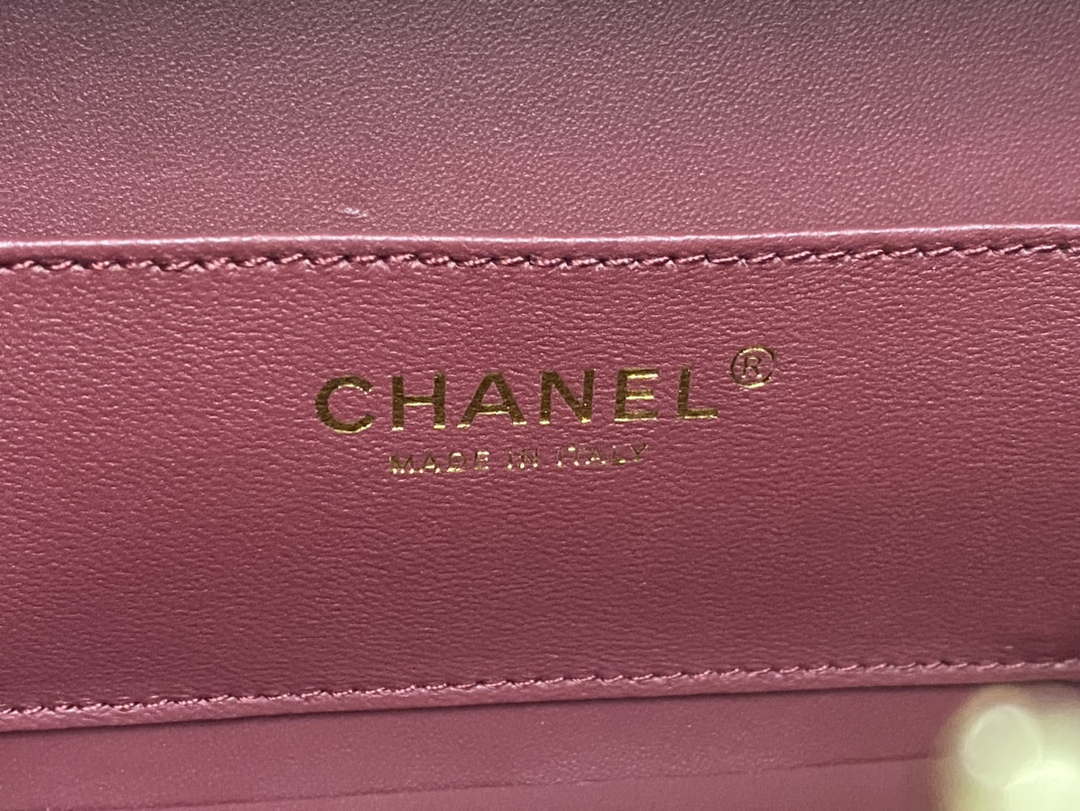 Chanel 25A AS5167 Small box bag Lambskin Red - Default Title - View 8