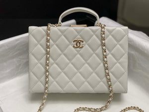Chanel 25A AS5167 Small box bag Lambskin White - Default Title - View 2