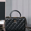 Chanel 25A AS5167 Autumn and Winter New Vanity Box Lambskin Bag Black - Default Title - View 1