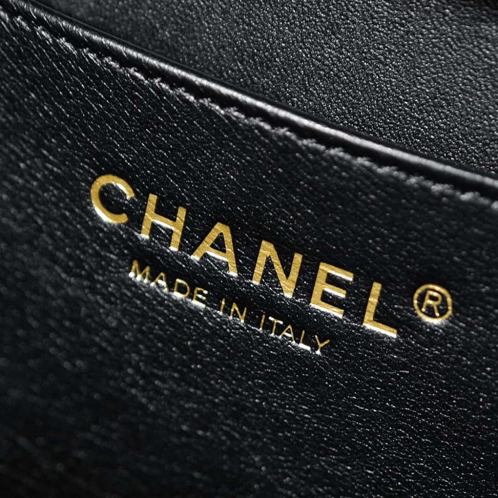 Chanel 25A AS5167 Autumn and Winter New Vanity Box Lambskin Bag Black