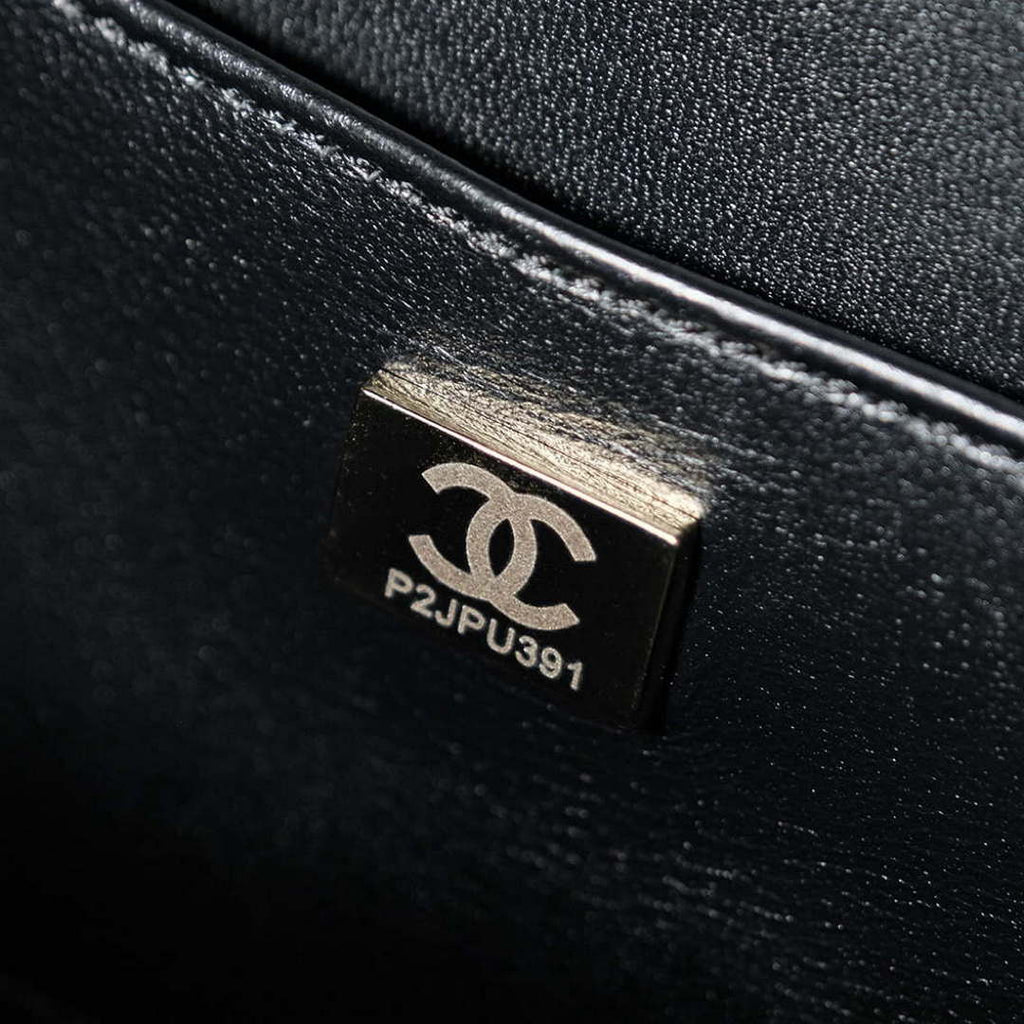 Chanel 25A AS5167 Autumn and Winter New Vanity Box Lambskin Bag Black