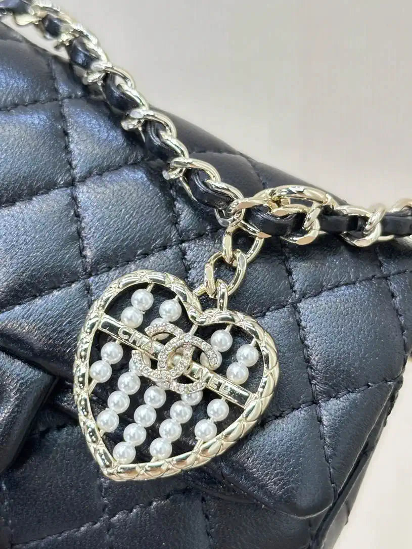 Chanel 25A Mini Flap Bag Lambskin AS4670 Black