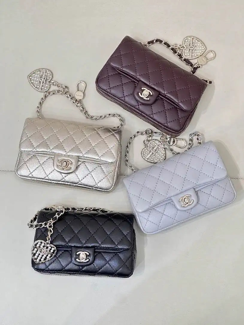 Chanel 25A Mini Flap Bag Lambskin AS4670 Black