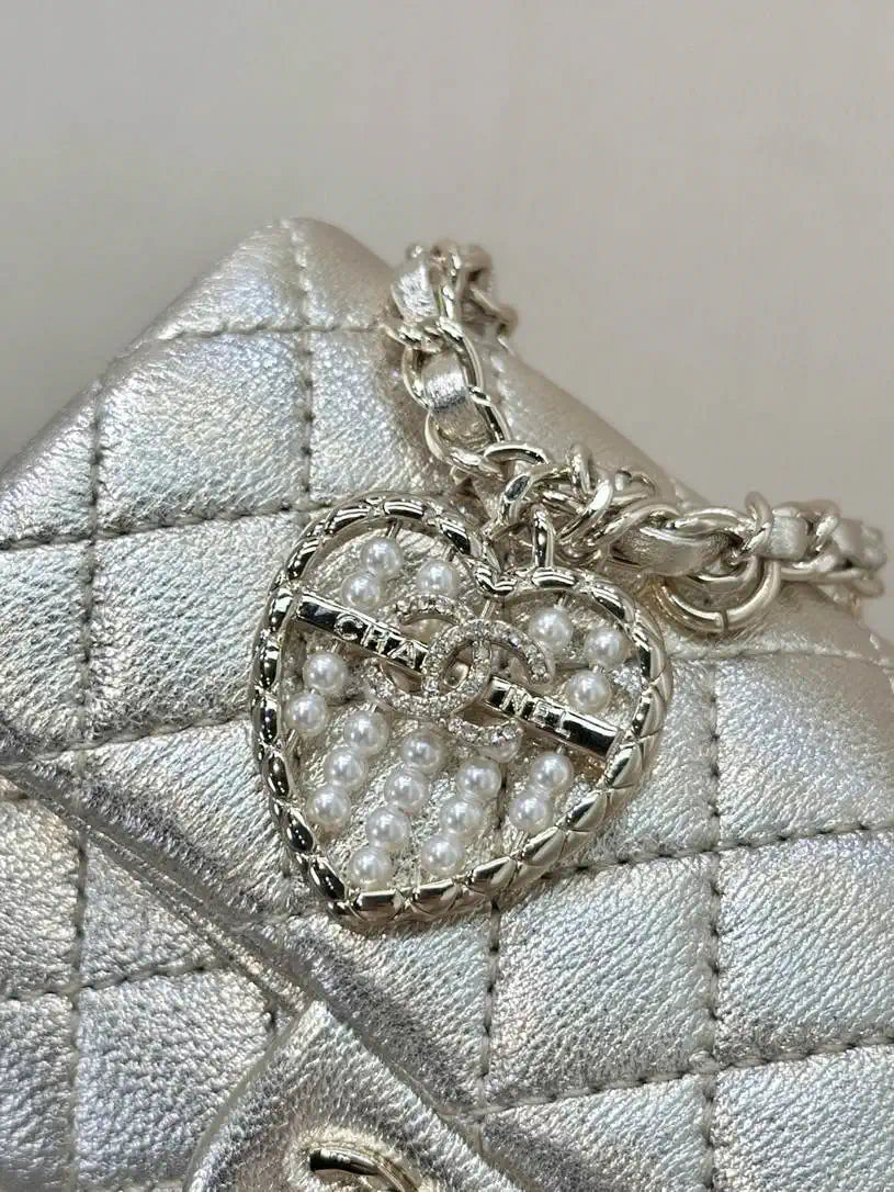 Chanel 25A Mini Flap Bag Lambskin AS4670 Light Gold