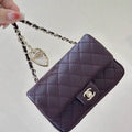 Chanel 25A Mini Flap Bag Lambskin AS4670 Wine Red