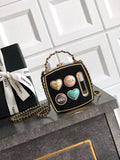 Chanel 25B Makeup Palette Minaudiere Plexi Strass & Gold-Tone Metal AS5652